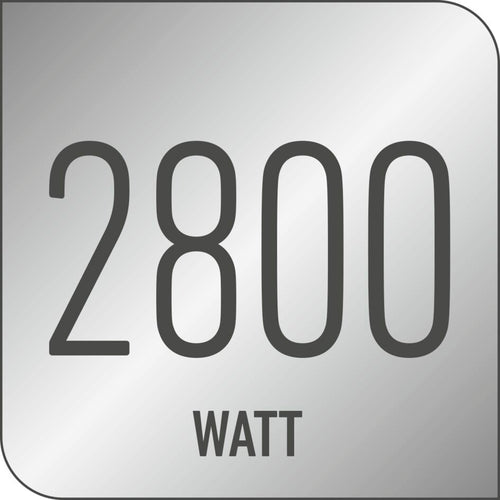 2.800 W για γρήγορη προθέρμανση.
