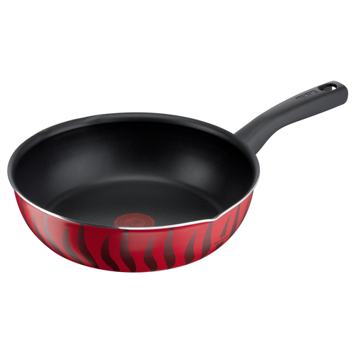 Tefal Tempo Flame Αντικολλητικό Τηγάνι Wok 26εκ C30477