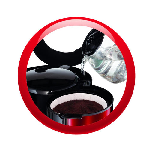 Εύκολη πρόσβαση στο δοχείο νερού και στην θήκη φίλτρου