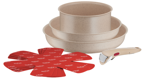 Tefal Ingenio Delight Σετ αντικολλητικών σκευών 8τμχ L78398