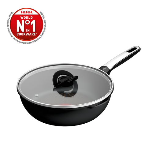 Tefal Excellence Αντικολλητικό Βαθύ Τηγάνι πολλαπλών χρήσεων 26εκ με καπάκι G32082