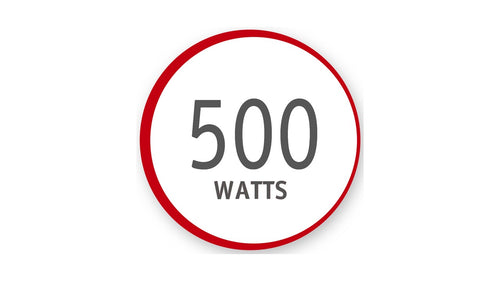 Δυνατή ισχύς 500W