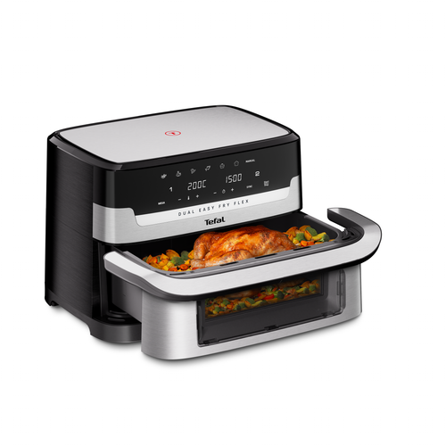 Tefal Dual Easy Fry Flex Φριτέζα αέρος flex 9L EY922D