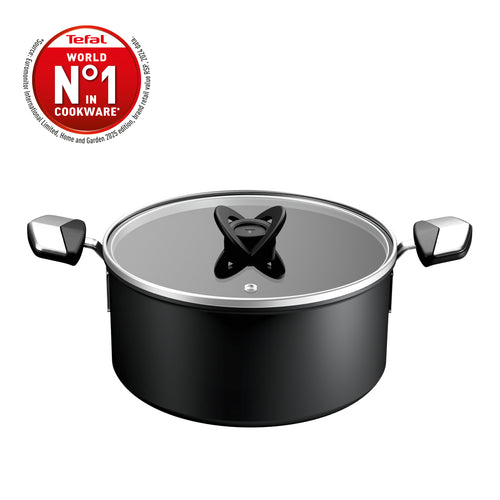 Tefal Excellence Αντικολλητική Κατσαρόλα 24εκ με καπάκι G32046
