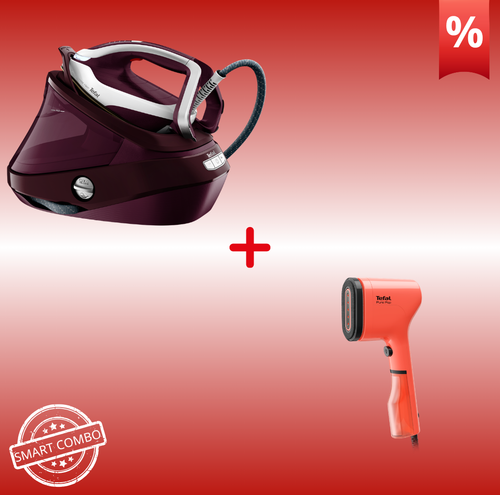 Combo Προσφορά | Tefal Pro Express Vision Σύστημα Σιδερώματος GV9810 & Tefal Pure Pop Σύστημα Ατμού DT2022