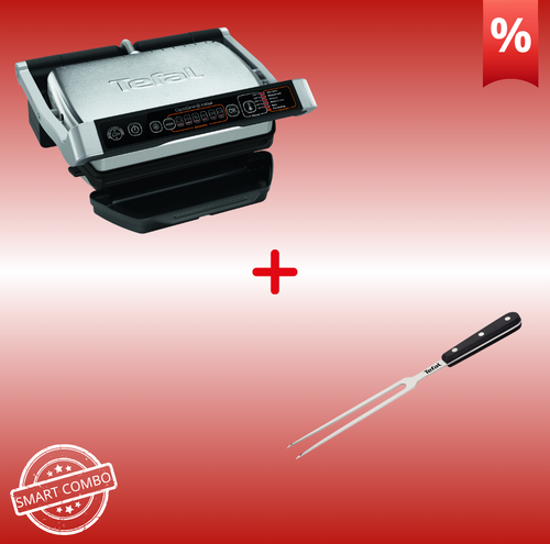 Combo Προσφορά | Tefal Optigrill Initial Τοστιέρα GC706D & Tefal Ice Force Πιρούνα 21εκ K2322014