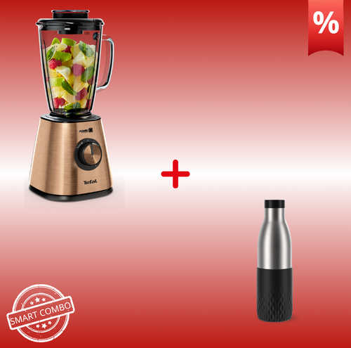 Combo Προσφορά | Tefal Blendforce 2 Coppertinto Μπλέντερ BL439G10 & Tefal BludDrop Θερμός 0.7L Black N31111