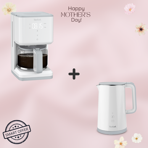 Coffee Lover GIFT SET | Tefal Sense Καφετιέρα Φίλτρου CM6931 & Tefal Sense Βραστήρας 1.5L KO6931