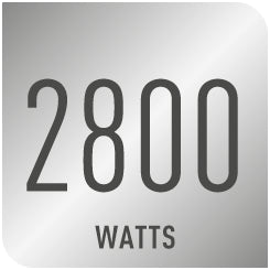 2800W για γρήγορη προθέρμανση