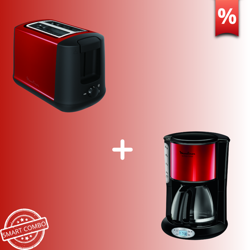 MORNING ESSENTIALS SET | Moulinex Subito Select Φρυγανιέρα LT340D & Moulinex Subito Καφετιέρα Φίλτρου FG362D