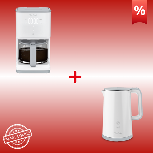 Combo Προσφορά | Tefal Sense Καφετιέρα Φίλτρου CM6931 & Tefal Sense Βραστήρας 1.5L KO6931
