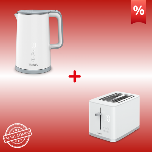 Combo Προσφορά |  Tefal Sense Βραστήρας 1.5L KO6931 & Tefal Sense Φρυγανιέρα TT6931